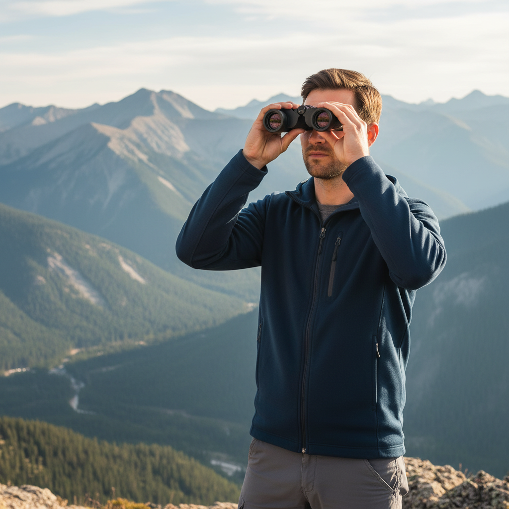 đź” Binoculars | Rugged Polymer Trail Viewing | Explorer-Gift Compact Focus