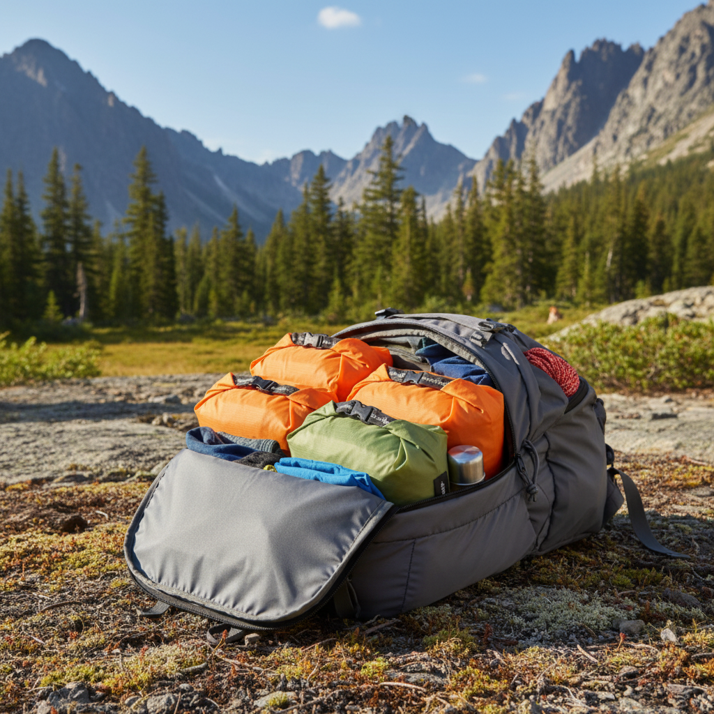 🎒 Outdoor Storage Bags | Lightweight Fabric Camp Set | Traveler-Gift Color-Coded Carry