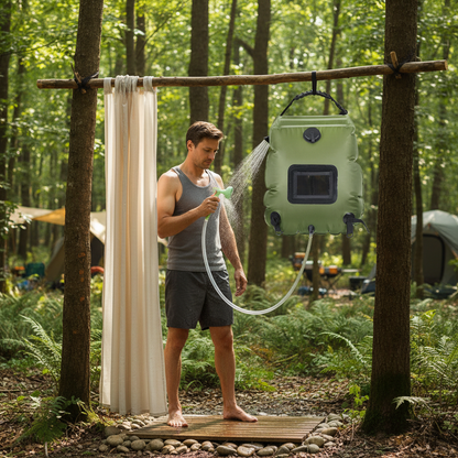 🚿 Camp Shower Bag | Durable Outdoor Wash | Traveler-Gift Portable Rinse