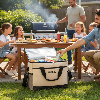 🧊 Soft Cooler Bag | Insulated Fabric Picnic Carry | Traveler-Gift Easy Storage