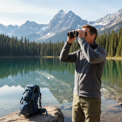 🔭 Binoculars | Rugged Polymer Trail Viewing | Explorer-Gift Compact Focus