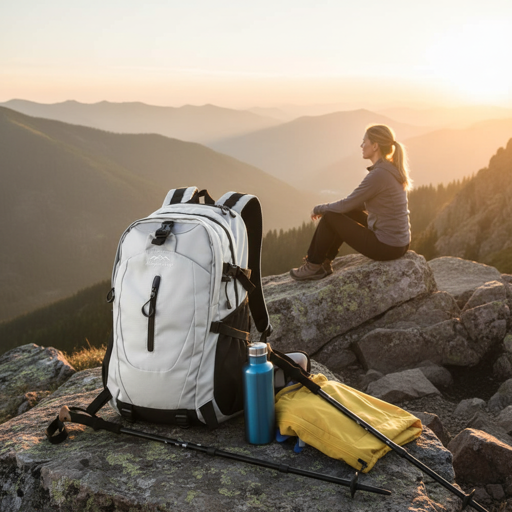 🥾 Hiking Backpack | Durable Fabric Trail Carry | Adventurer-Gift Streamlined Storage