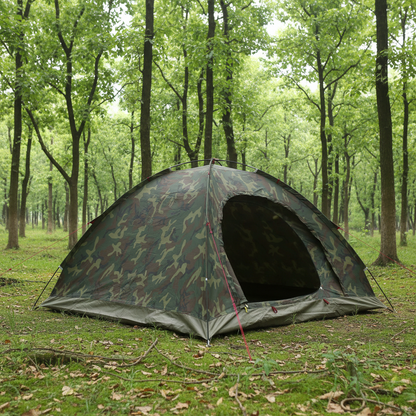 ⛺ Camping Tent | Durable Fabric Campsite | Adventurer-Gift Camouflage Shelter