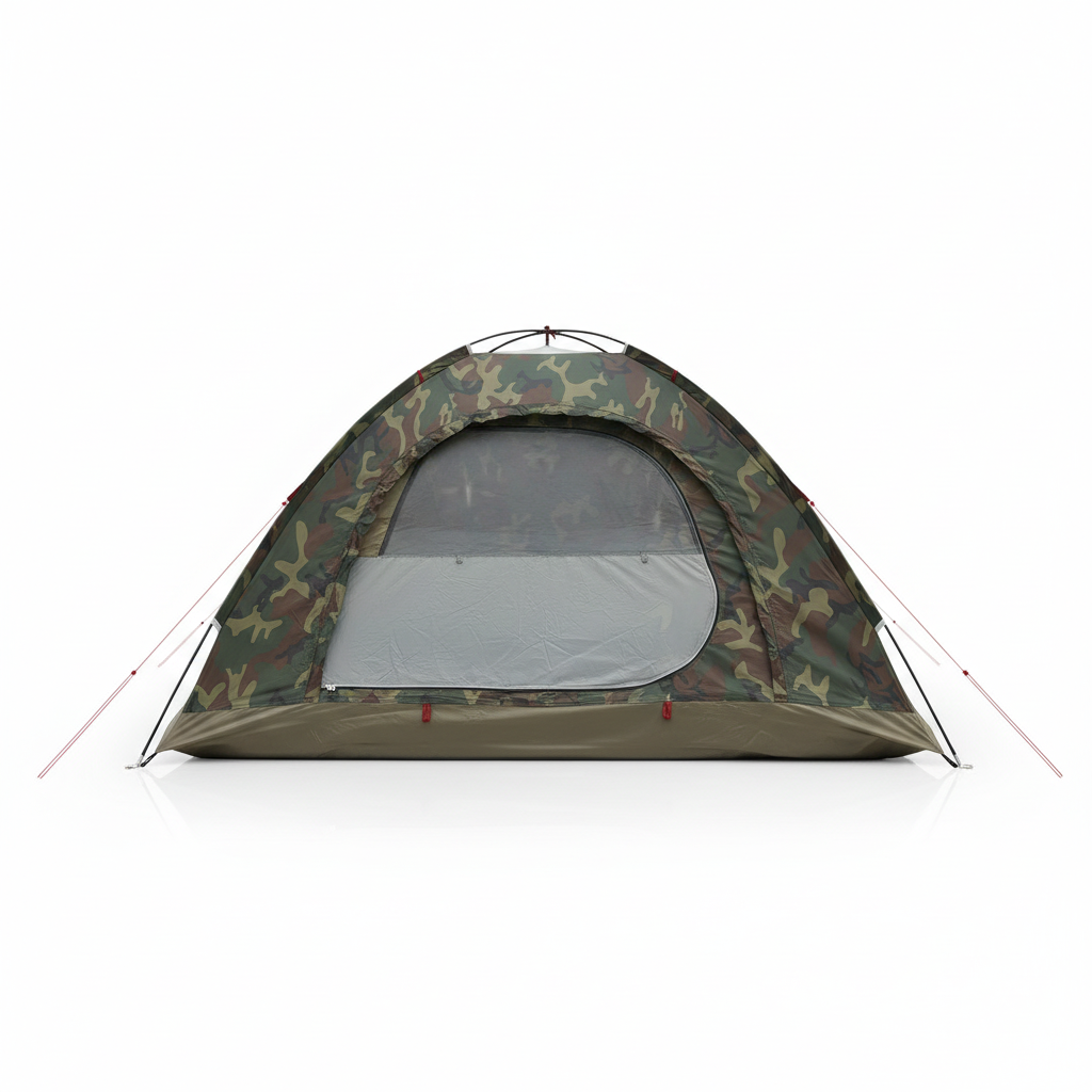 ⛺ Camping Tent | Durable Fabric Campsite | Adventurer-Gift Camouflage Shelter