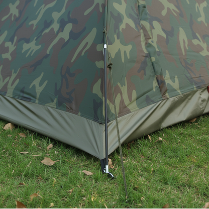 ⛺ Camping Tent | Durable Fabric Campsite | Adventurer-Gift Camouflage Shelter