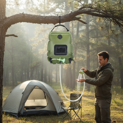 🚿 Camp Shower Bag | Durable Outdoor Wash | Traveler-Gift Portable Rinse
