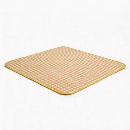 🌼 Picnic Mat | Soft Fabric Park Days | Gingham Outdoor Charm