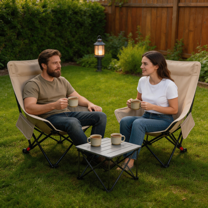 🪑 Camping Chair | Durable Fabric Campsite | Traveler-Gift Relaxed Comfort