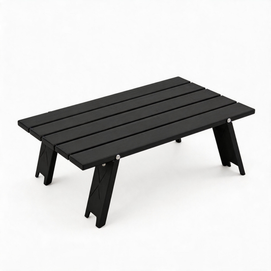 🏕️ Camping Table | Folding Slatted Design | Outdoor-Gift Compact Utility