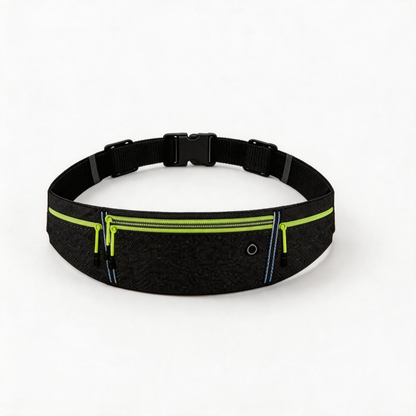 🏃 Waist Pack | Lightweight Fabric Trail | Runner-Gift Neon-Zip Design