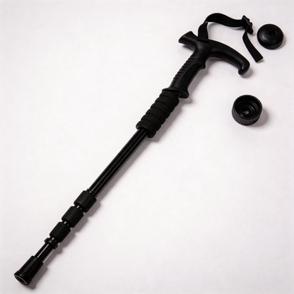 🥾 Trekking Pole | Metal Trail Support | Hiker-Gift Adjustable Stability