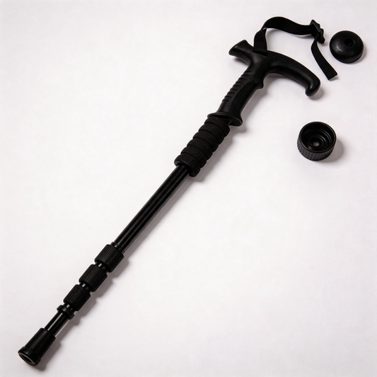 🥾 Trekking Pole | Metal Trail Support | Hiker-Gift Adjustable Stability